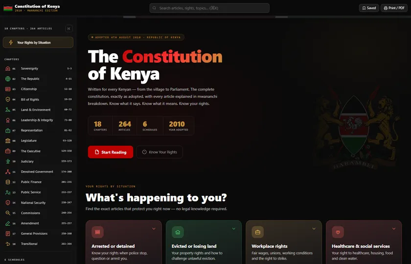 Raia Nation home page
