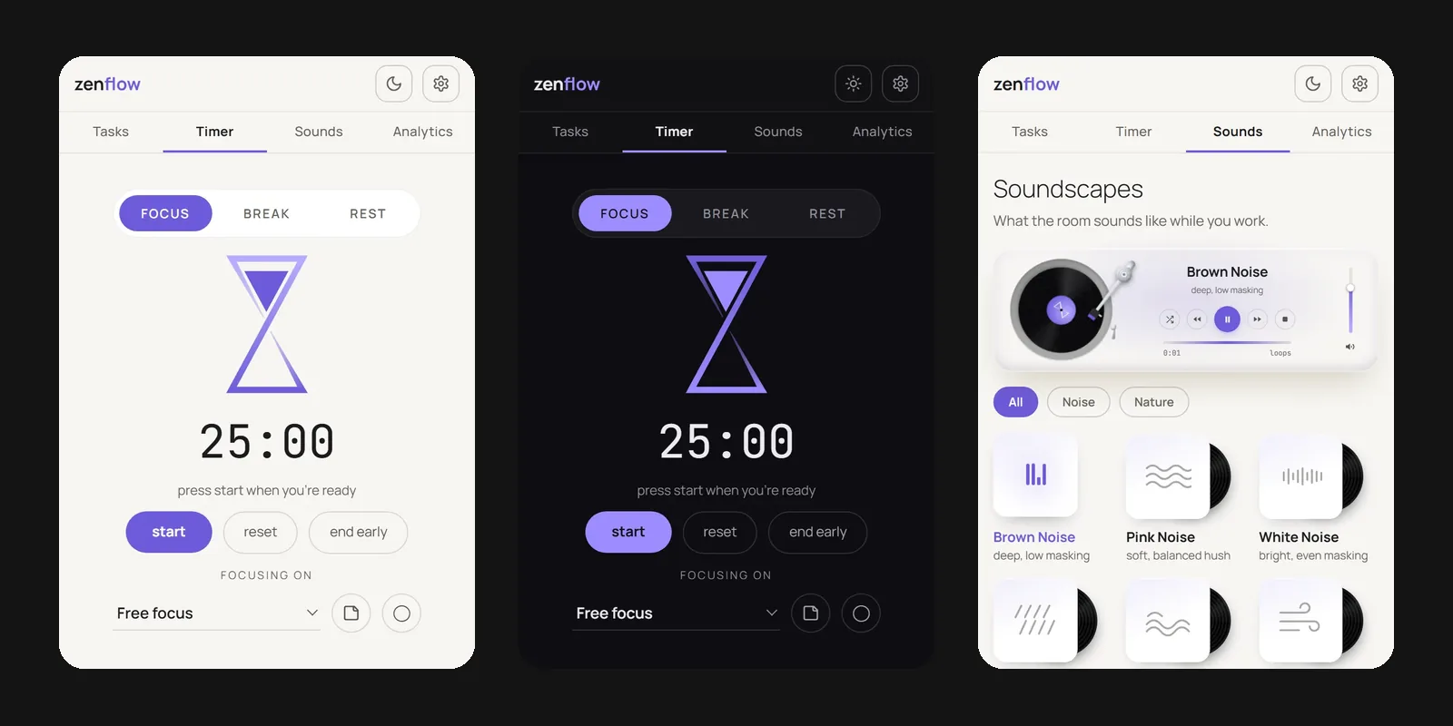 Zenflow popup in the light theme